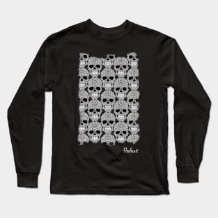 Skulls Limited Edition Plague Pit by Blackout Design Long Sleeve T-Shirt